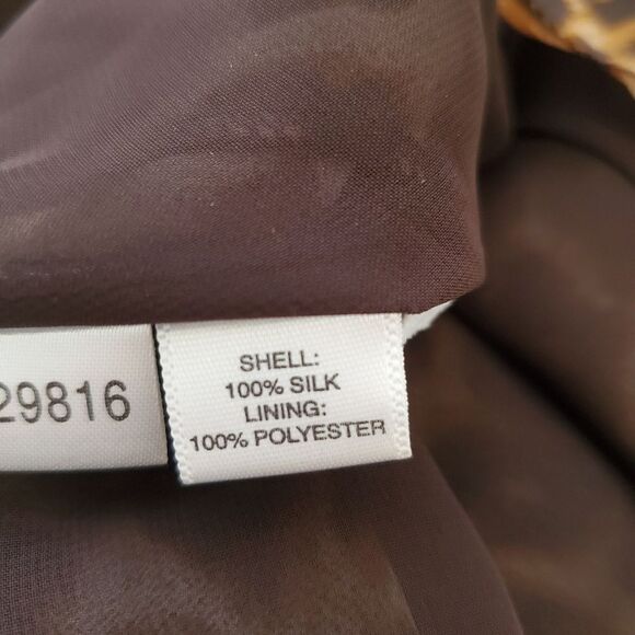 Ann Taylor Silk Sleeveless Chiffon Blouse Sz 2 - Picture 10 of 11